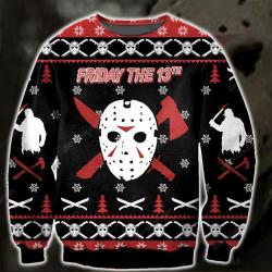 Horror Friday The 13th Jason Voorhees Ugly Christmas Sweater Perfect And Unique Gifts For Adults Kids On Christmas