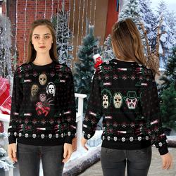 Horror Movie Christmas Sweater Perfect And Unique Gifts For Adults Kids On Christmas Holiday