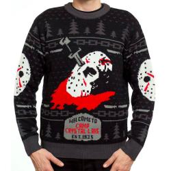 Horror Movie Gift Jason Voorhees Friday The 13th Xmas Ugly Christmas Sweater Perfect And Unique Gifts For Adults Kids On Christmas
