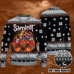 Horror Movie Samknot Halloween Trick Or Treat Sweater Perfect And Unique Gifts For Adults Kids On Christmas