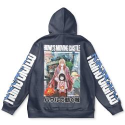 Anime Howl's Moving Castle Studio Ghibli Streetwear Hoodie Perfect And Unique Gifts For Otaku Anime Fans On Christmas