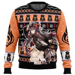 Hu Tao Genshin Impact Ugly Christmas Sweater Perfect And Unique Gifts For Adults Kids On Christmas