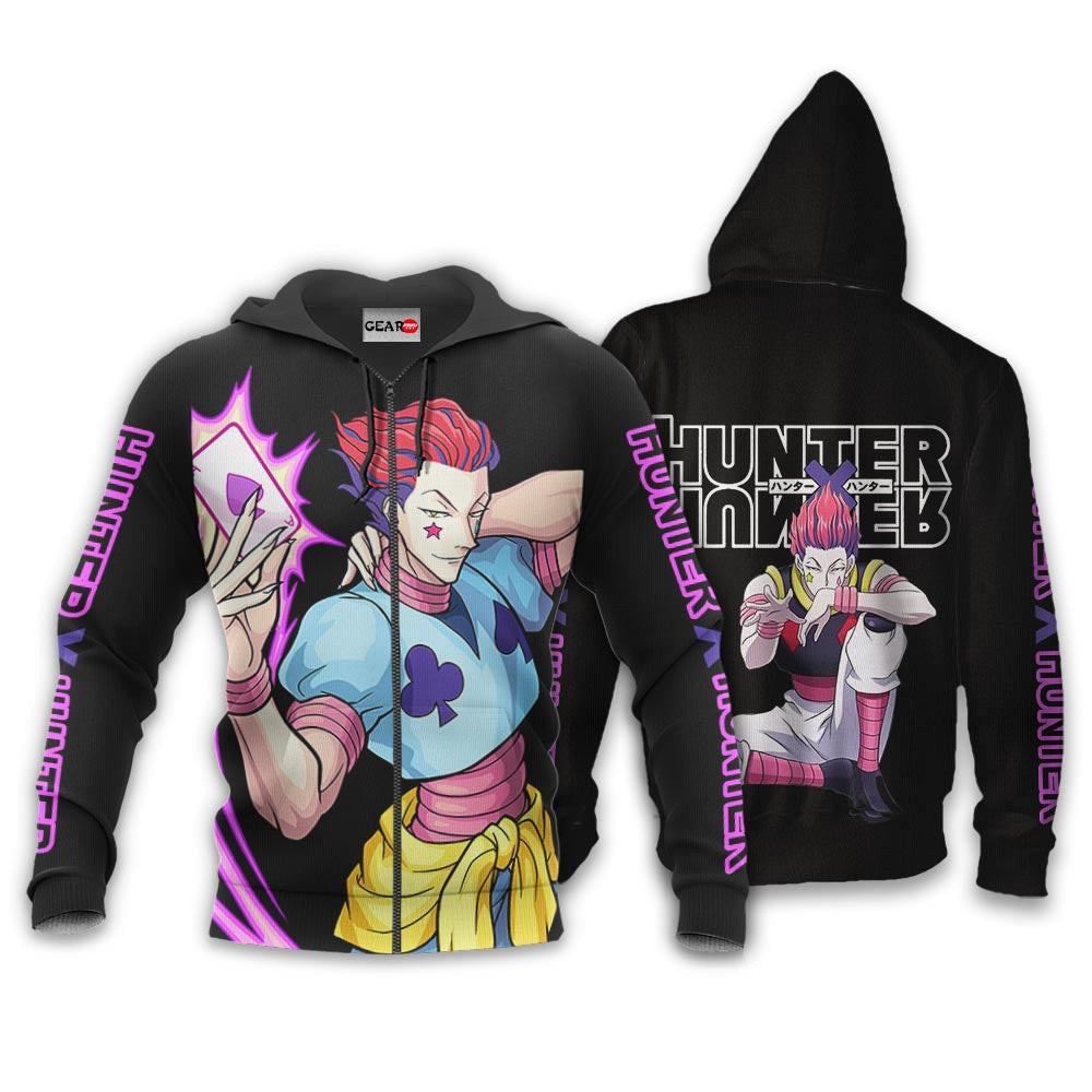 Anime Hisoka Hoodie Custom Anime Perfect And Unique Gifts For Otaku Anime Fans On Christmas