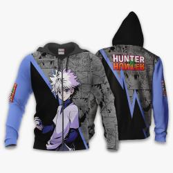 Anime Killua Zoldyck Shirts Merch Custom HxH Anime Manga Style Perfect And Unique Gifts For Otaku Anime Fans On Christmas