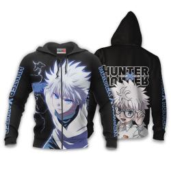 Anime Killua Zoldyck Hoodie Custom Anime Perfect And Unique Gifts For Otaku Anime Fans On Christmas