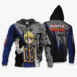 Anime Kurapika Shirts Merch Custom HxH Anime Manga Style Perfect And Unique Gifts For Otaku Anime Fans On Christmas