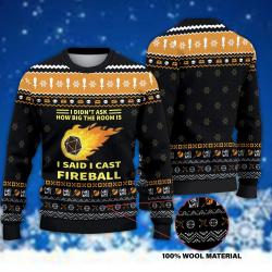 I Didn't Ask How Big The Room Is Said Ugly Christmas Sweater Perfect And Unique Gifts For Adults Kids On Christmas