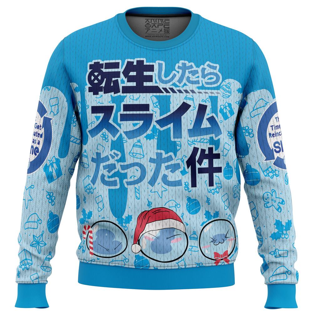 I Got Slimy That time I got reincarnated as a slime Christmas Sweater Perfect And Unique Gifts For Adults Kids On Christmas