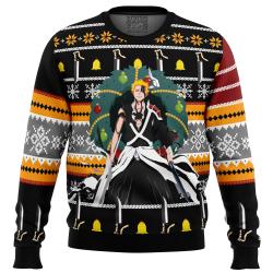 Ichigo True Bankai Bleach Ugly Christmas Sweater Perfect And Unique Gifts For Adults Kids On Christmas
