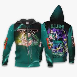 Anime Illumi Zoldyck Shirts Merch Custom Anime HxH Perfect And Unique Gifts For Otaku Anime Fans On Christmas