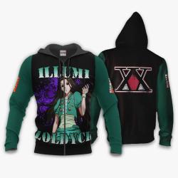 Anime Illumi Zoldyck Hoodie Custom Anime Hunter x Hunter Perfect And Unique Gifts For Otaku Anime Fans On Christmas