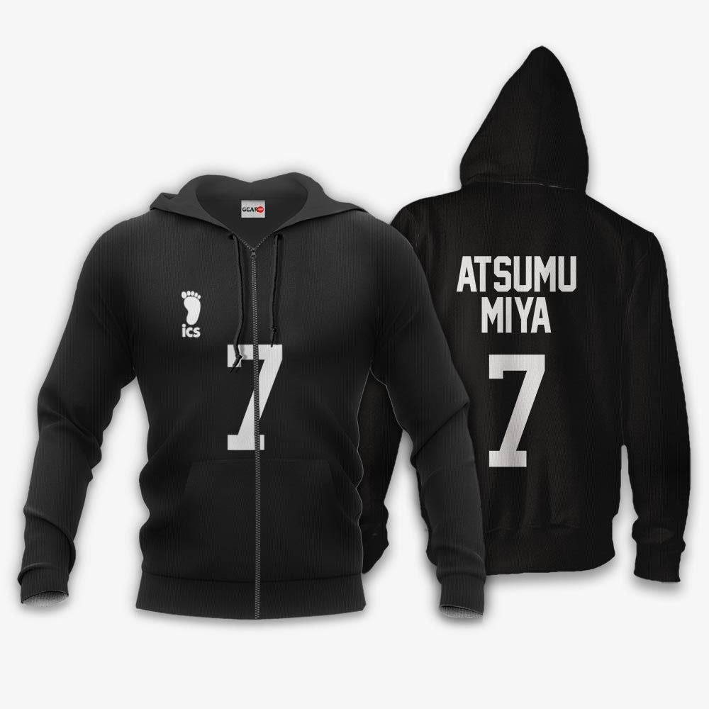 Anime Inarizaki Atsumu Miya Hoodie Uniform Costume Number 7 Haikyuu Anime Shirts Perfect And Unique Gifts For Otaku On Christmas