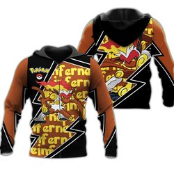 Anime Infernape Zip Hoodie Costume Shirt Fan Gift Idea Perfect And Unique Gifts For Otaku Anime Fans On Christmas