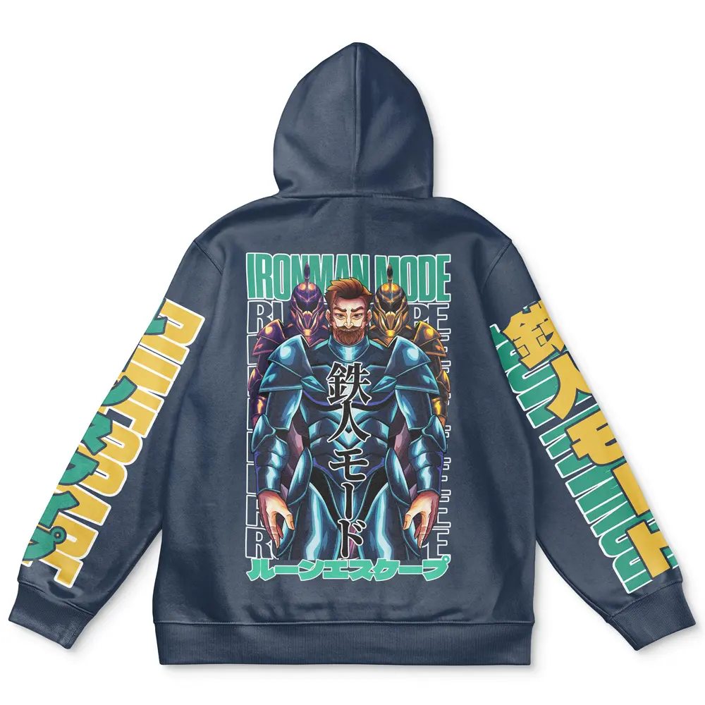 Anime Ironman Runescape Streetwear Hoodie Perfect And Unique Gifts For Otaku Anime Fans On Christmas
