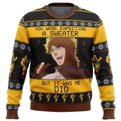 It Was Me Dio Jojo's Bizarre Adventure Ugly Christmas Sweater Perfect And Unique Gifts For Adults Kids On Christmas