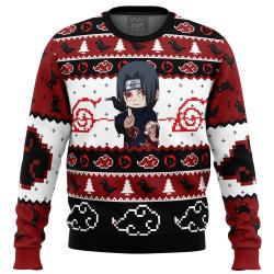 Itachi Uchiha Chibi Akatsuki Naruto Ugly Christmas Sweater Perfect And Unique Gifts For Adults Kids On Christmas