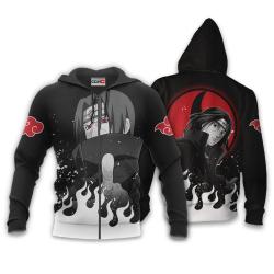 Anime Itachi Uchiha Hoodie Custom Anime Shippuden Style Perfect And Unique Gifts For Otaku Anime Fans On Christmas