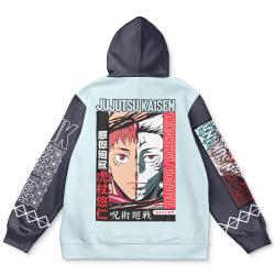 Anime Itadori Yuuji x Ryomen Sukuna Jujutsu Kaisen Streetwear Hoodie Perfect And Unique Gifts For Otaku Anime Fans On Christmas
