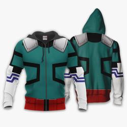 Anime Izuku Midoriya Uniform Costume Hoodie Costume Hero Anime Shirts Perfect And Unique Gifts For Otaku Anime Fans On Christmas