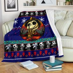 Anime Jack Christmas Fleece Sherpa Blanket Amazing Gift Idea Perfect Gifts For Family On Christmas