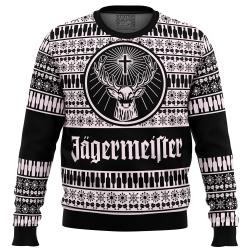 Jagermeister Black Ugly Christmas Sweater Perfect And Unique Gifts For Adults Kids On Christmas
