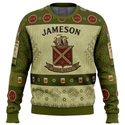 Jameson Irish Whiskey Ugly Christmas Sweater Perfect And Unique Gifts For Adults Kids On Christmas