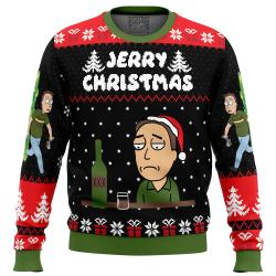 Jerry Christmas Rick and Morty Ugly Christmas Sweater Perfect And Unique Gifts For Adults Kids On Christmas