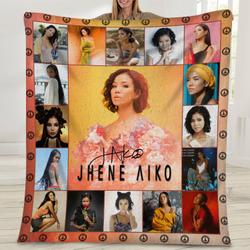 Music Jhene Aiko Music Fleece Sherpa Blanket Perfect And Unique Gifts For Family On Christmas Holiday