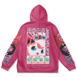 Anime Jigglypuff Pokemon Streetwear Hoodie Perfect And Unique Gifts For Otaku Anime Fans On Christmas