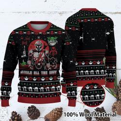 Jingle All The Way Ugly Christmas Sweater Perfect And Unique Gifts For Adults Kids On Christmas