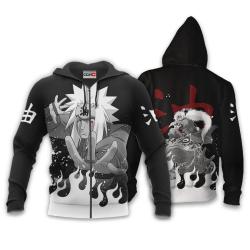 Anime Jiraiya Hoodie Custom Anime Shippuden Perfect And Unique Gifts For Otaku Anime Fans On Christmas