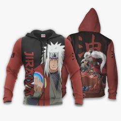 Anime Jiraiya Hoodie Shirt Anime Zip Jacket Perfect And Unique Gifts For Otaku Anime Fans On Christmas