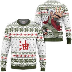Jiraiya Ugly Christmas Sweater Custom For Anime Fans VA0822 Perfect And Unique Gifts For Adults Kids On Christmas