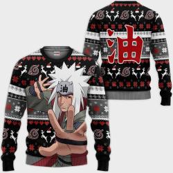 Jiraiya Ugly Christmas Sweater Custom Anime Perfect And Unique Gifts For Adults Kids On Christmas
