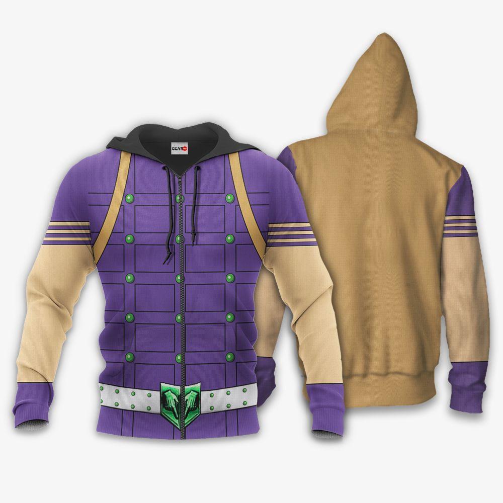Anime JJBAs Costume Hoodie Gyro Zeppeli Anime Perfect And Unique Gifts For Otaku Anime Fans On Christmas
