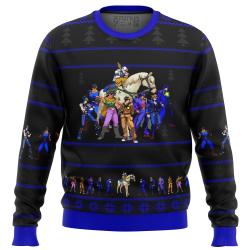 Jojo's Bizarre Adventure Generations Ugly Christmas Sweater Perfect And Unique Gifts For Adults Kids On Christmas