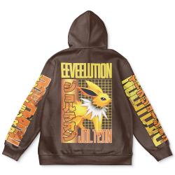 Anime Jolteon Pokemon Streetwear Hoodie Perfect And Unique Gifts For Otaku Anime Fans On Christmas