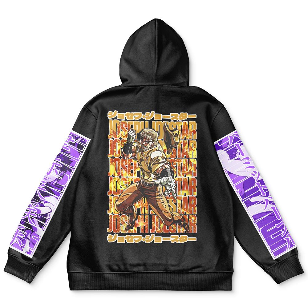 Anime Joseph Joestar Jojo's Bizarre Adventure Streetwear Hoodie Perfect And Unique Gifts For Otaku Anime Fans On Christmas