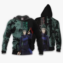 Anime Maki Zenin Hoodie Custom Anime Manga Style Perfect And Unique Gifts For Otaku Anime Fans On Christmas
