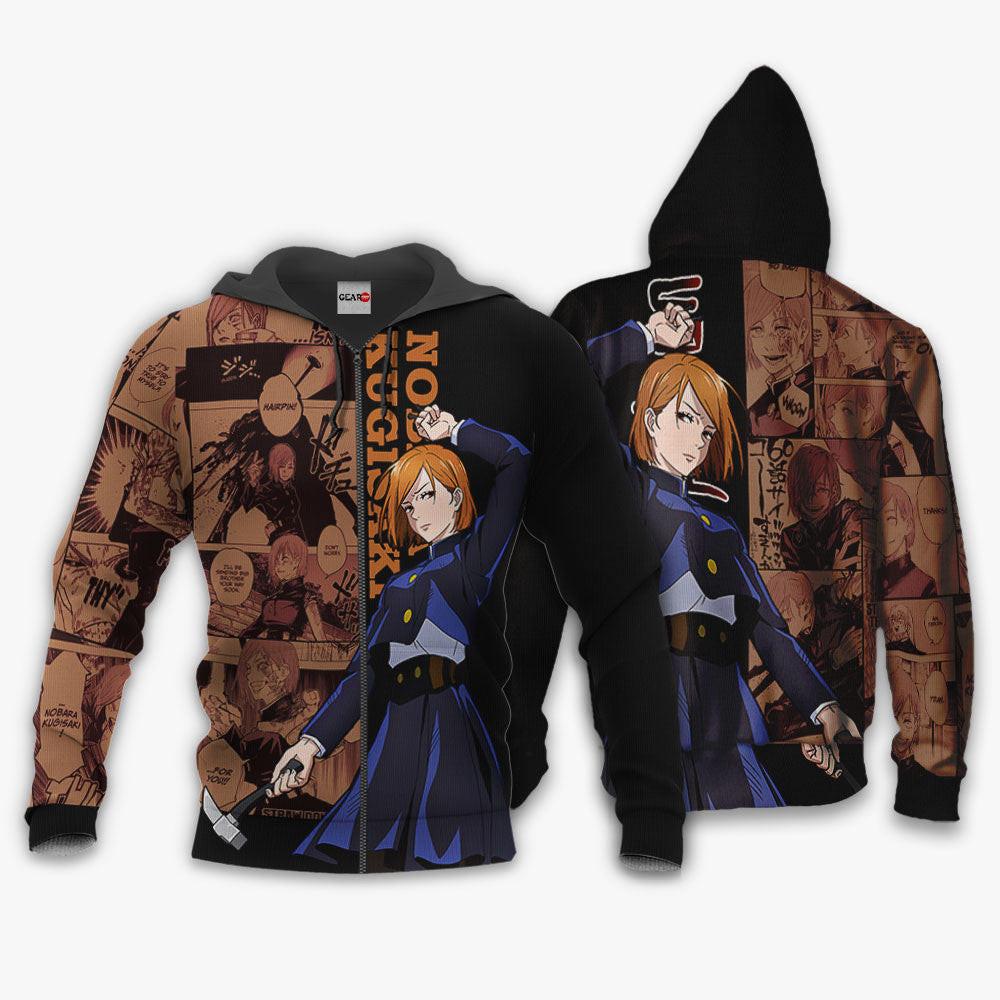 Anime Nobara Kugisaki Hoodie Custom Anime Manga Style Perfect And Unique Gifts For Otaku Anime Fans On Christmas