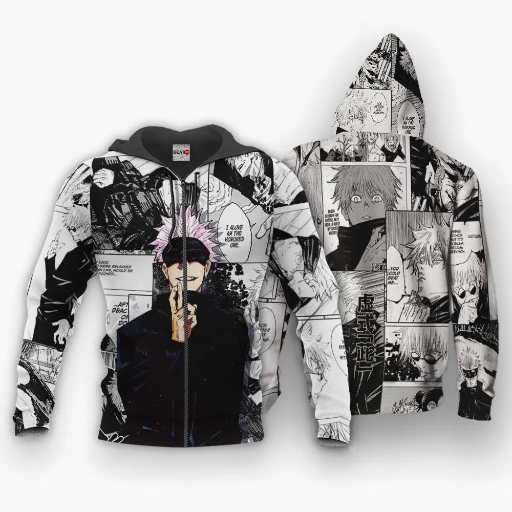 Anime Satoru Gojo Hoodie Custom Anime Mix Manga Shirts Perfect And Unique Gifts For Otaku Anime Fans On Christmas