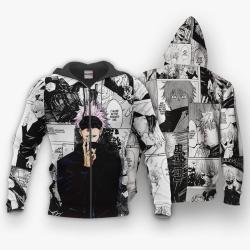 Anime Satoru Gojo Hoodie Custom Anime Mix Manga Shirts Perfect And Unique Gifts For Otaku Anime Fans On Christmas