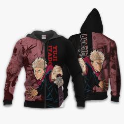 Anime Yuji Itadori Hoodie Custom Anime Manga Style Perfect And Unique Gifts For Otaku Anime Fans On Christmas