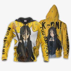 Anime K-On Hoodie Custom Mio Akiyama Anime Shirts Perfect And Unique Gifts For Otaku Anime Fans On Christmas