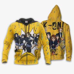 Anime K-On Team Hoodie Custom Music Band Anime Shirts Perfect And Unique Gifts For Otaku Anime Fans On Christmas