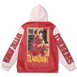 Anime Kaede Rukawa Slam Dunk Streetwear Hoodie Perfect And Unique Gifts For Otaku Anime Fans On Christmas