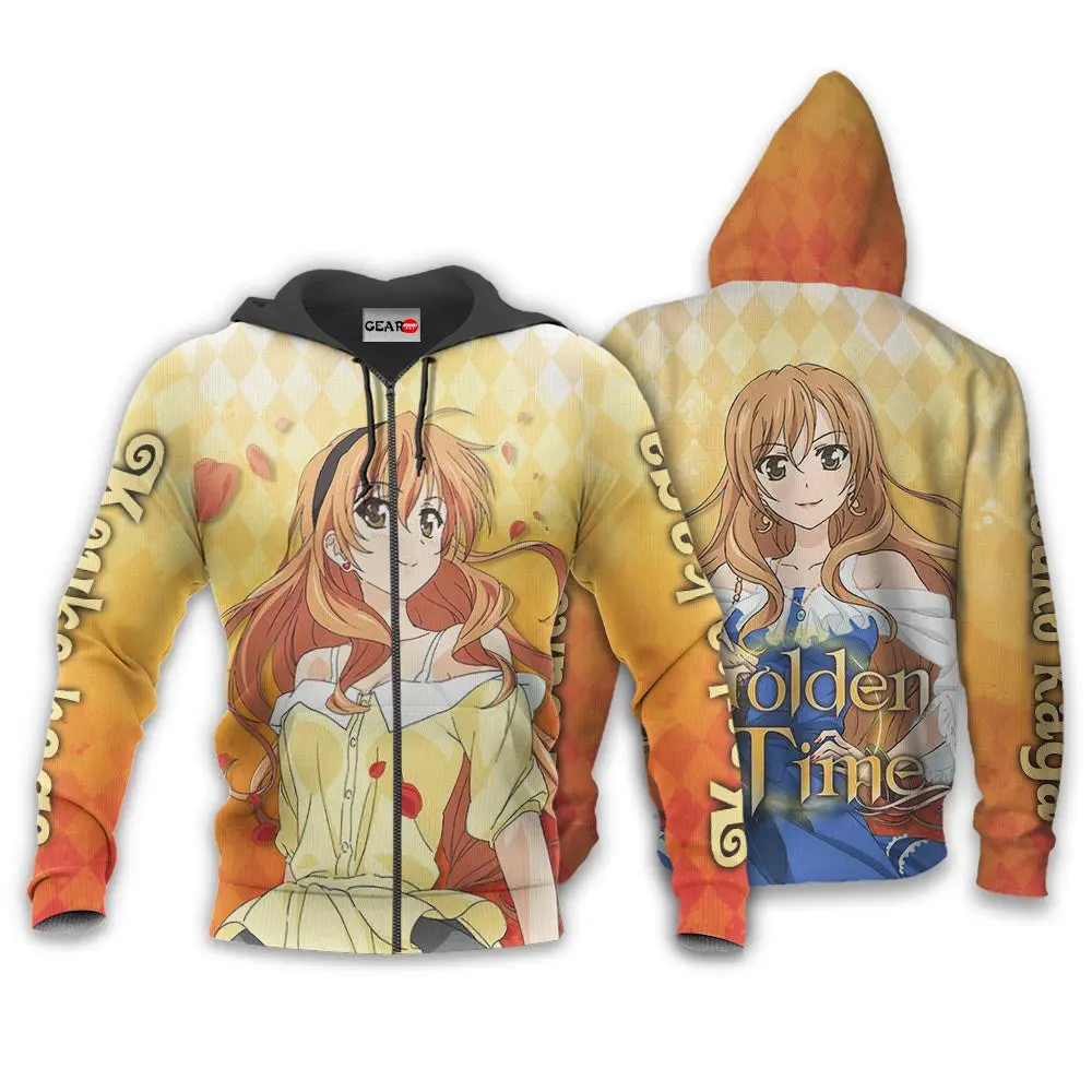 Anime Kaga Kouko Hoodie Custom Anime Golden Time Perfect And Unique Gifts For Otaku Anime Fans On Christmas