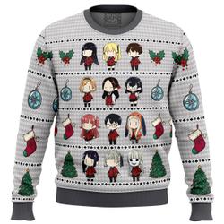 Kakegurui Chibi Gamblers Ugly Christmas Sweater Perfect And Unique Gifts For Adults Kids On Christmas