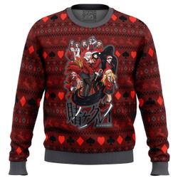 Kakegurui Hyakkaou Private Academy Ugly Christmas Sweater Perfect And Unique Gifts For Adults Kids On Christmas