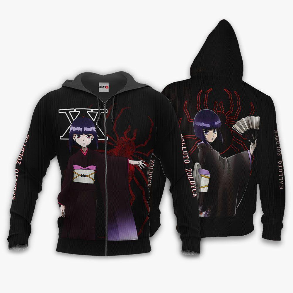 Anime Kalluto Zoldyck Phantom Troupe Shirts Merch Custom Anime HxH Perfect And Unique Gifts For Otaku Anime Fans On Christmas